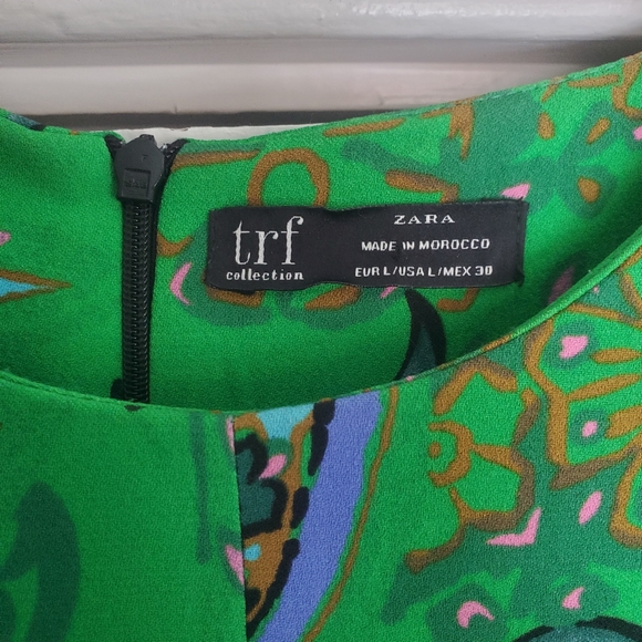 Zara TRF Paisley Dress - Picture 2 of 5